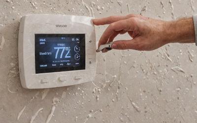Smart thermostat installation and setup
